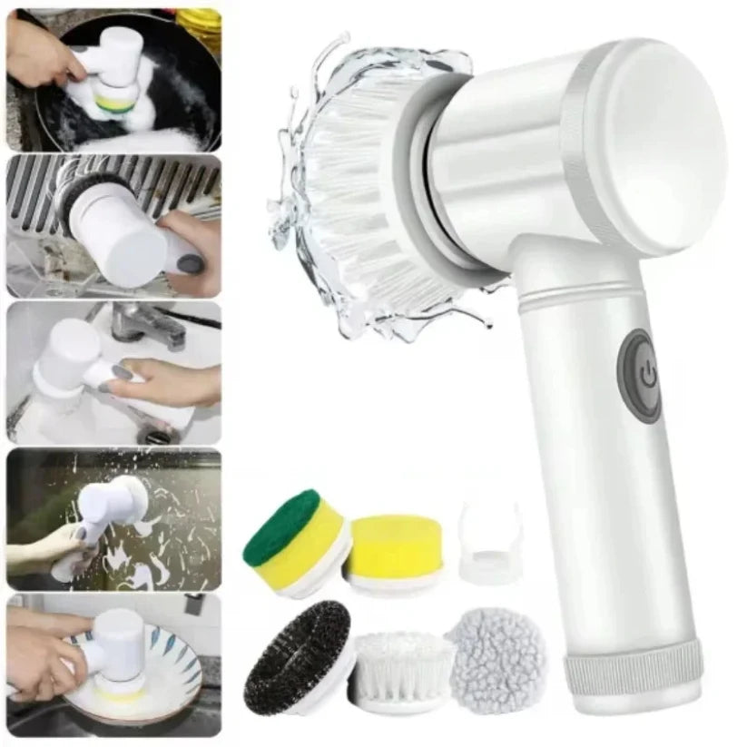 MagicBrush™ Elite Pro – 5-in-1 Ultimate Electric Cleaning System