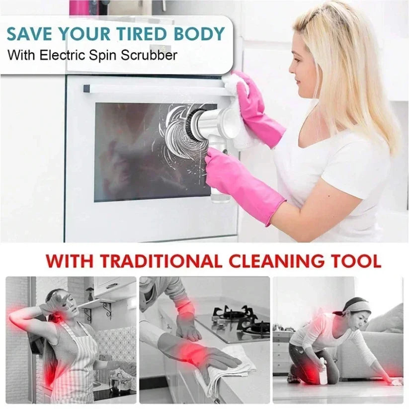 MagicBrush™ Elite Pro – 5-in-1 Ultimate Electric Cleaning System