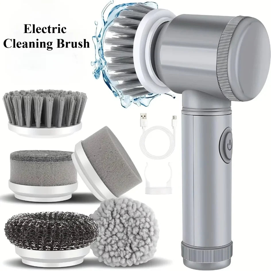 MagicBrush™ Elite Pro – 5-in-1 Ultimate Electric Cleaning System