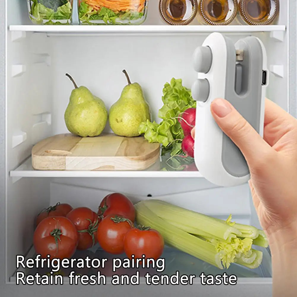 Magnetic Kitchen Bag Sealer - Smart Storage Edition.