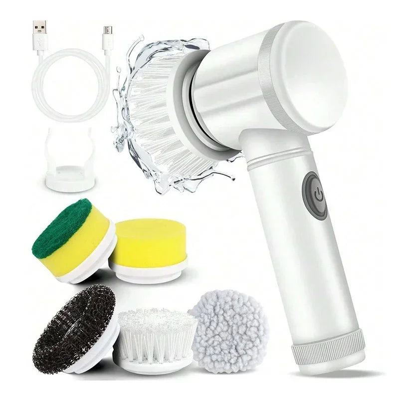 MagicBrush™ Elite Pro – 5-in-1 Ultimate Electric Cleaning System